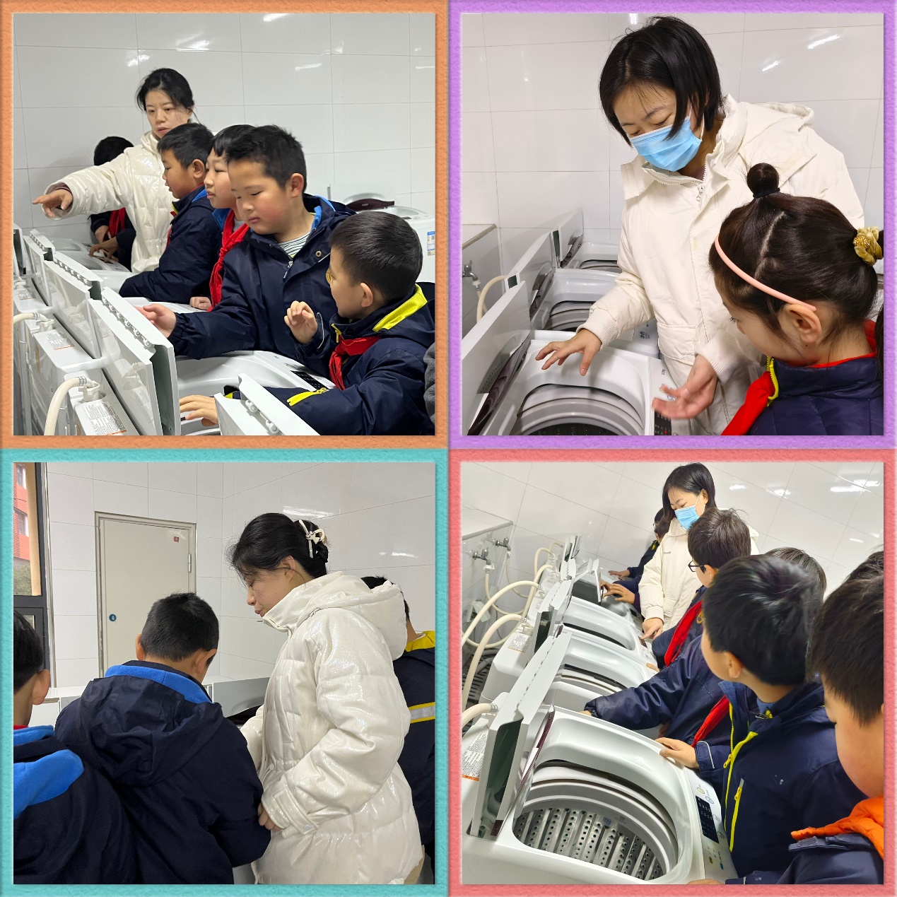 智慧学洗衣，劳动砺心智——小学公寓部“洗衣机的使用”晨会学习活动_html_38b8b6a2.jpg